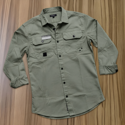 Unique Kaizer Cotton Double Pocket Shirt