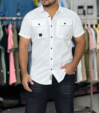 Unique Kaizer Cotton Double Pocket Shirt