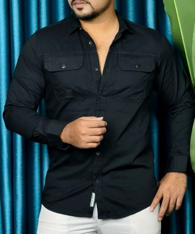 Unique Kaizer Cotton Double Pocket Shirt