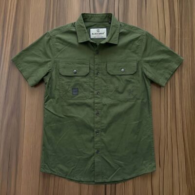 Kaizer Cotton Double Pocket Half Sleeve Shirt