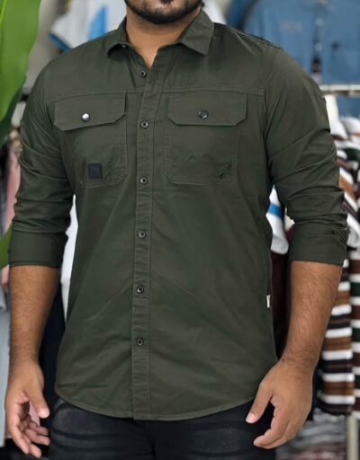Most Demanding Kaizer Cotton Double Pocket Shirt