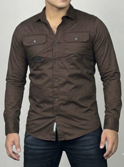Unique Kaizer Cotton Double Pocket Shirt