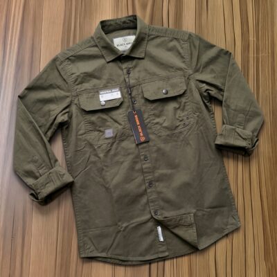Unique Kaizer Cotton Double Pocket Shirt