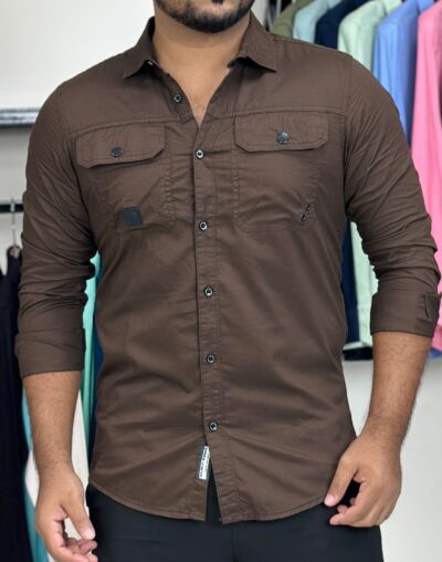 Most Demanding Kaizer Cotton Double Pocket Shirt